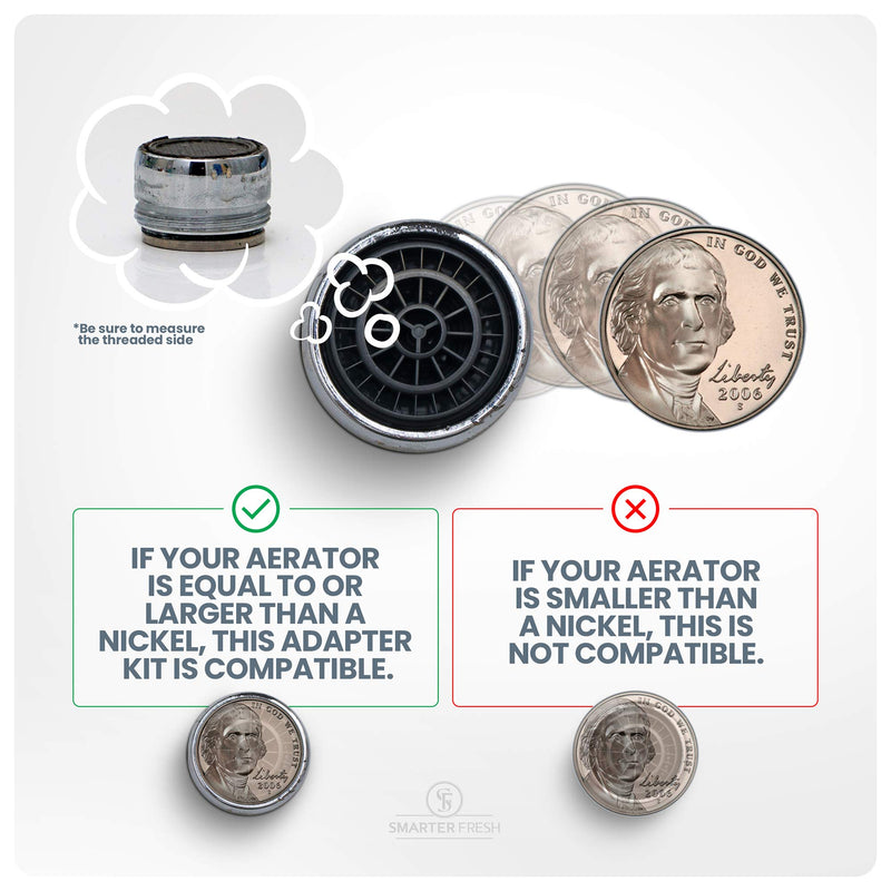 SmarterFresh Faucet Adapters (2-Piece)