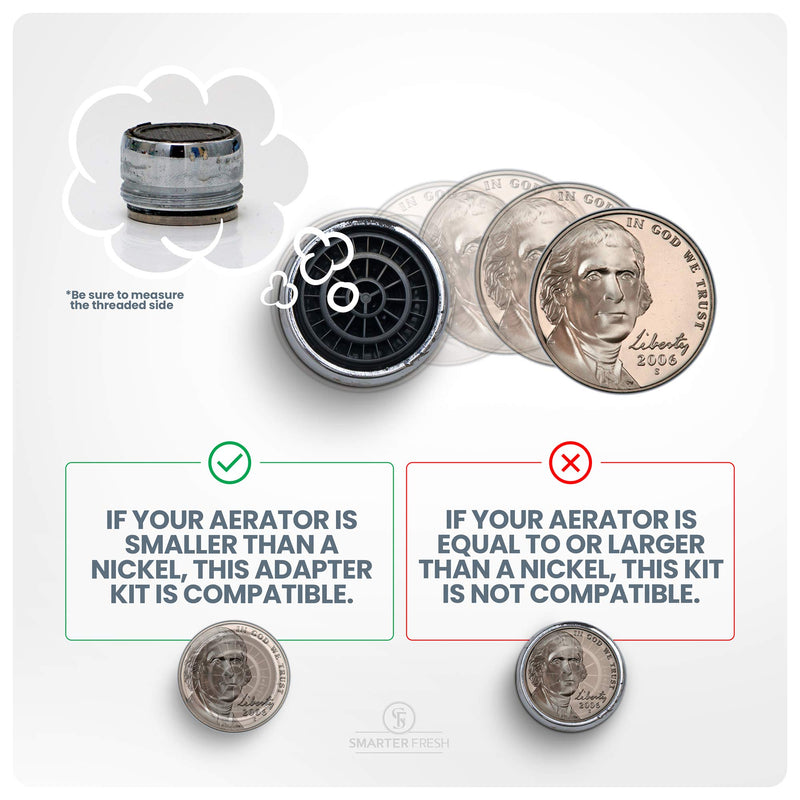 SmarterFresh Faucet Adapters (2-Piece)