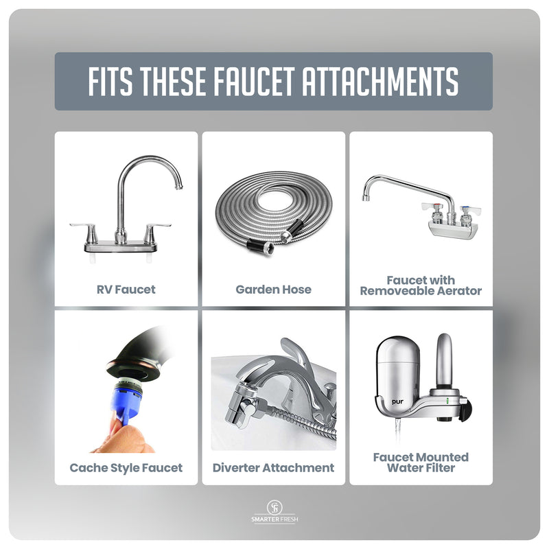 SmarterFresh Seven Piece Faucet Adapter Kit