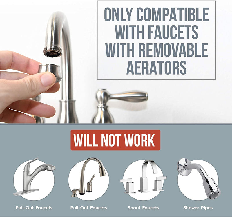 SmarterFresh Quick Connect Sink Faucet Sprayer Set with Quick Connect Fitting