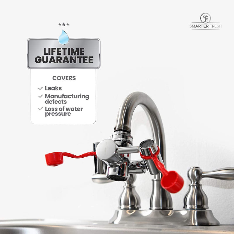 SmarterFresh Faucet Mounted Eyewash Station